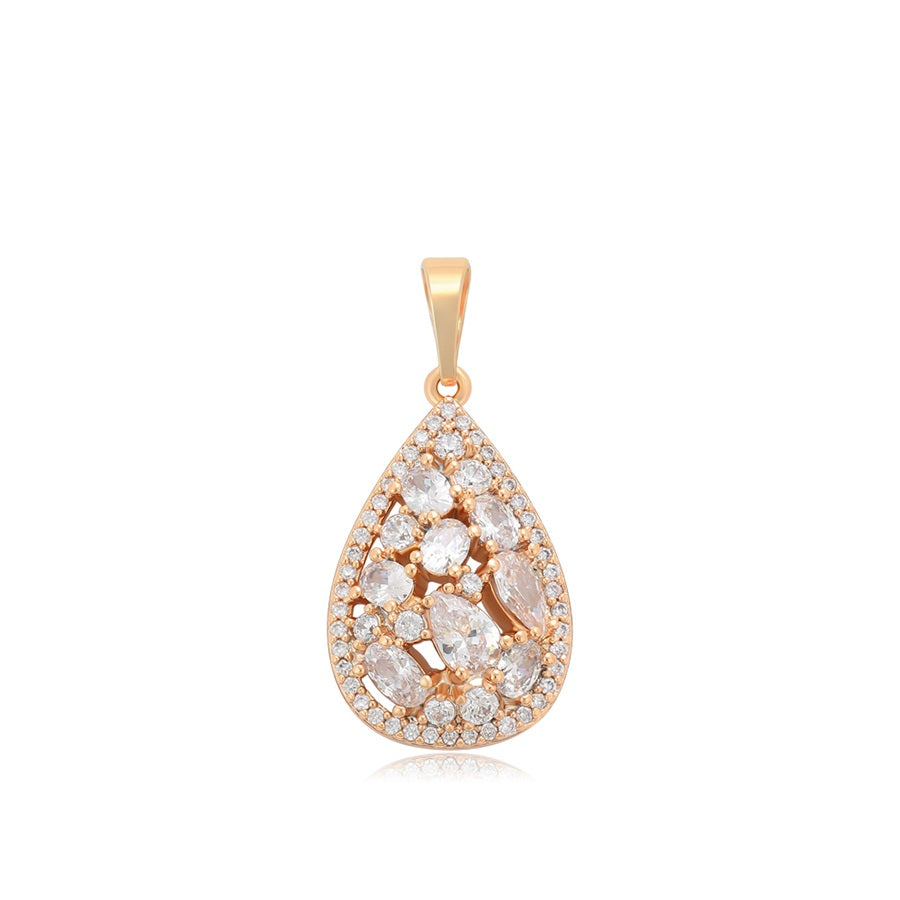 Shree fashion elegant 18K gold color pendant （X000764193）