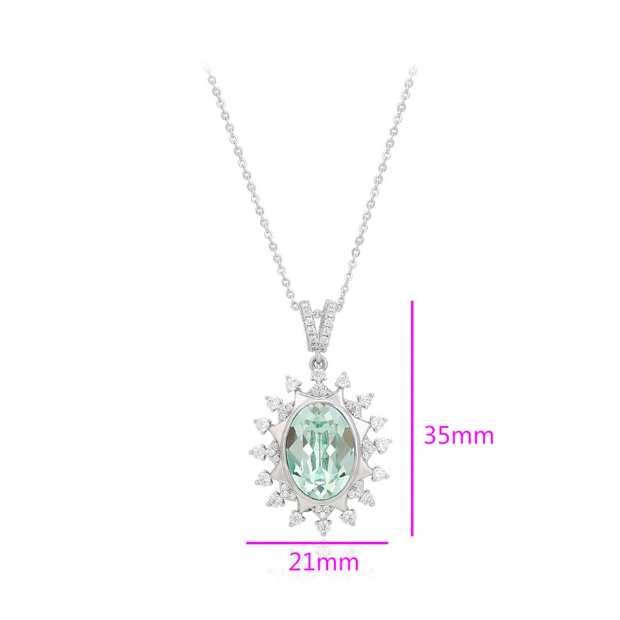 Shree fashion elegant crystal necklace (44355-A9)