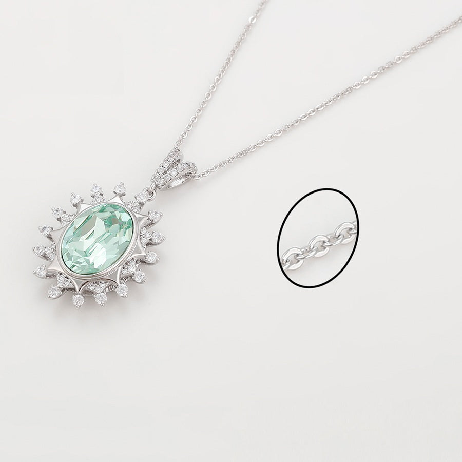 Shree fashion elegant crystal necklace (44355-A9)