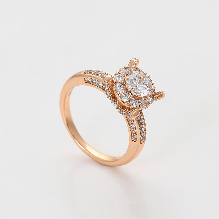 Shree  fashion simple 18K gold color ring