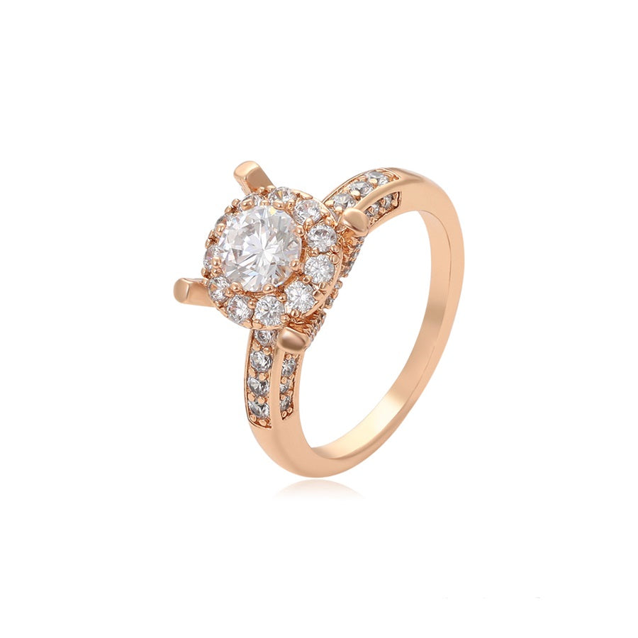 Shree  fashion simple 18K gold color ring