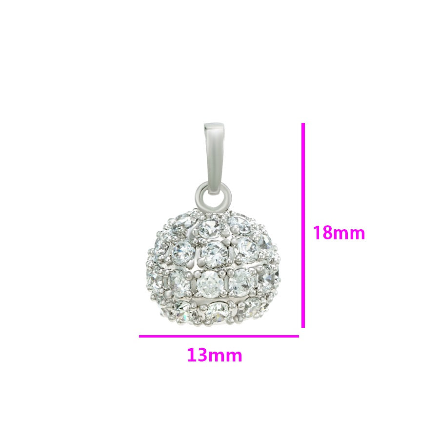Shree fashion zircon pendant （30198）