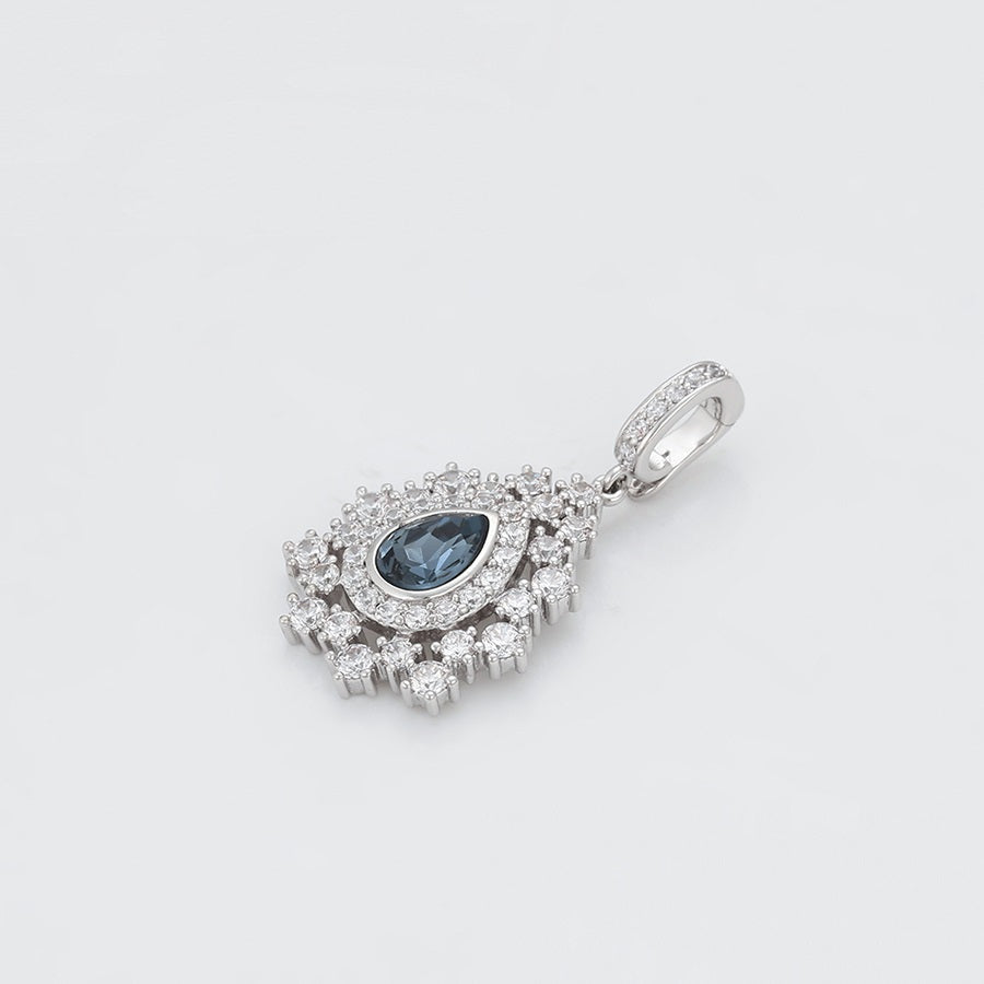 Shree fashion platinum plated pendant (14P2521907)