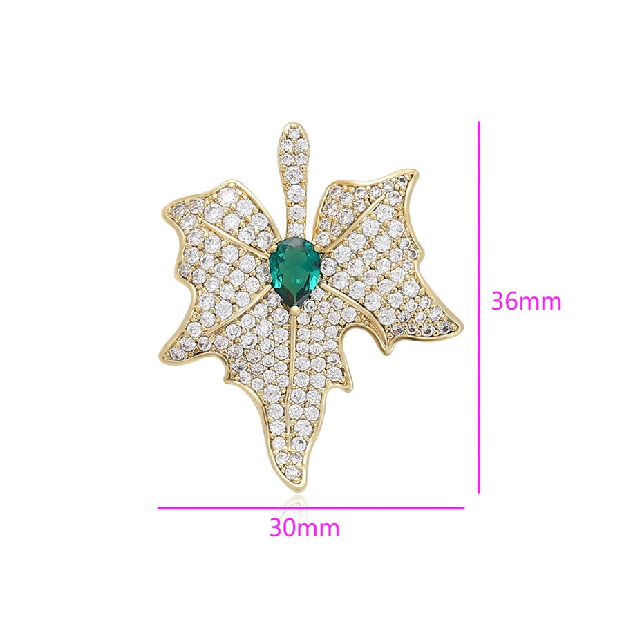 Shree fashion simple 14K gold color pendant （X000844578）