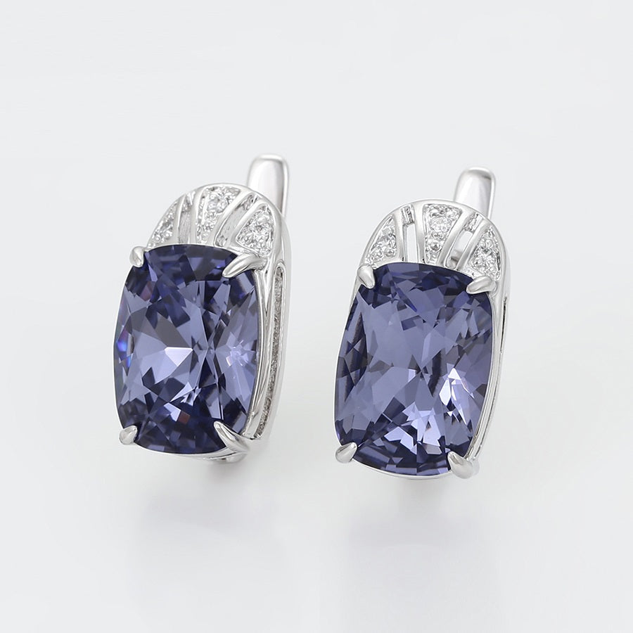 Shree fashion simple crystal earring (93954-A6)