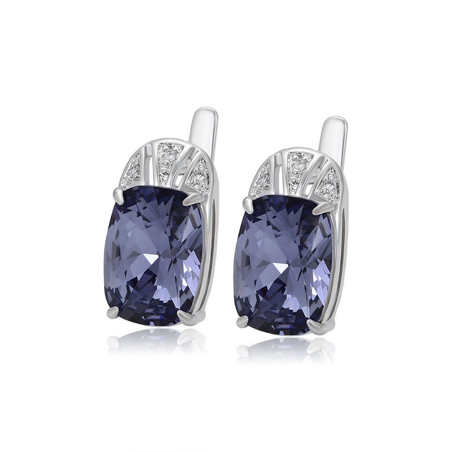 Shree fashion simple crystal earring (93954-A6)