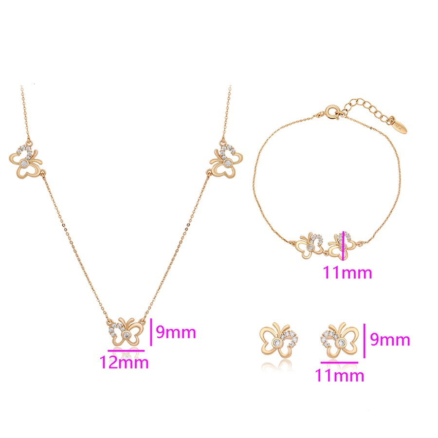 Shree Gold Plated  18K gold color set