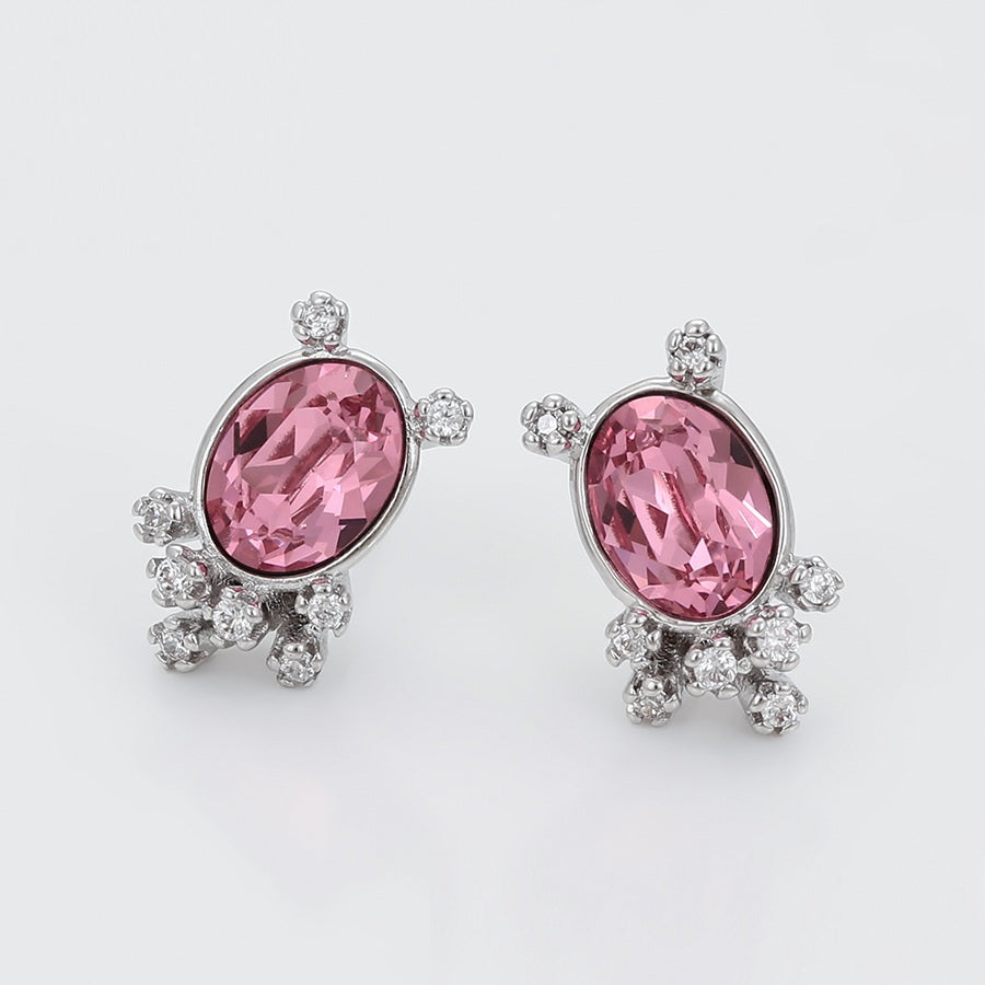Shree fashion elegant crystal earring (94240-A15)
