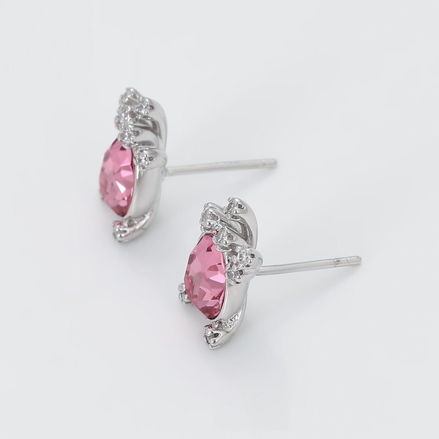 Shree fashion elegant crystal earring (94240-A15)