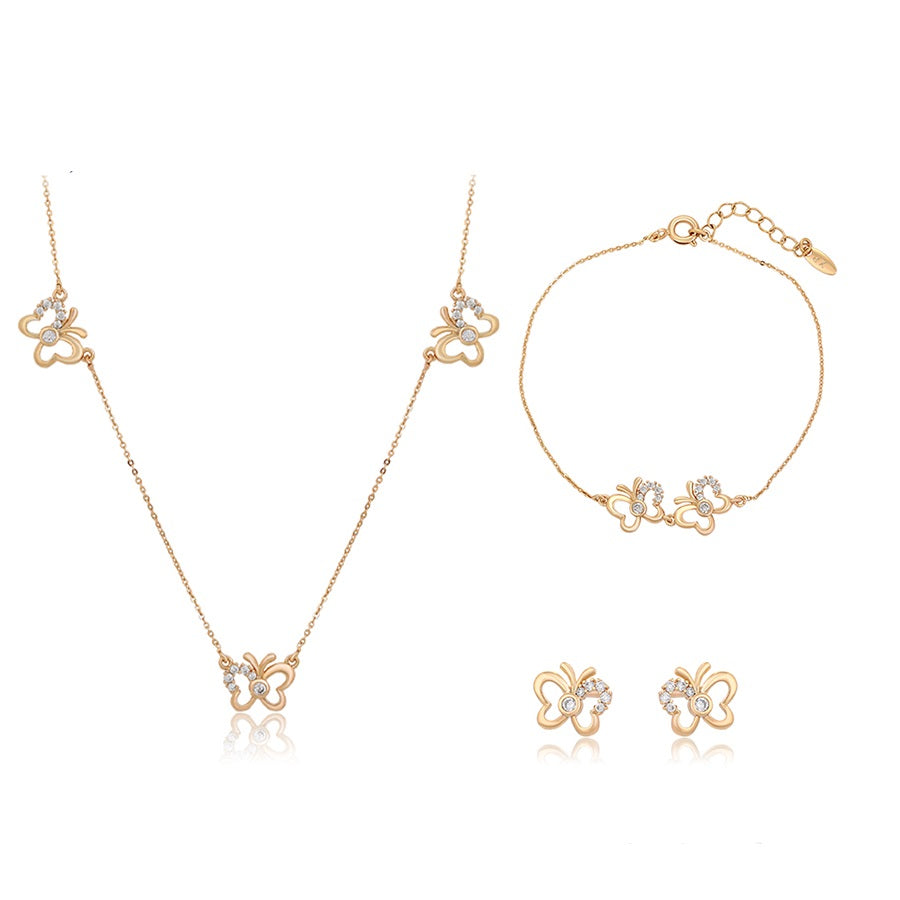 Shree Gold Plated  18K gold color set