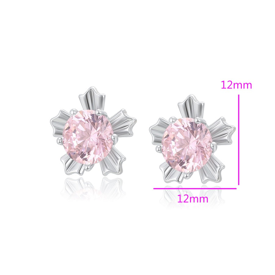 Shree elegant platinum plated earring （A00622885)