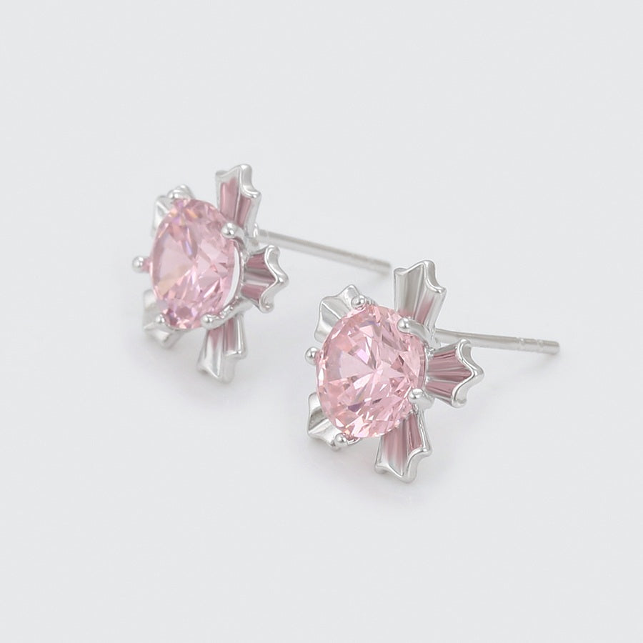 Shree elegant platinum plated earring （A00622885)