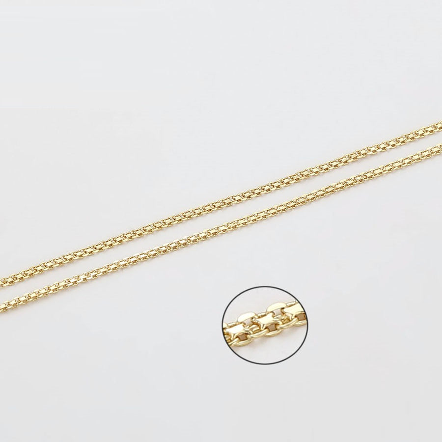 Shree fashion Simple 14K Gold Color Necklace