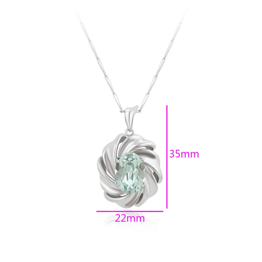 Shree fashion platinum plated necklace