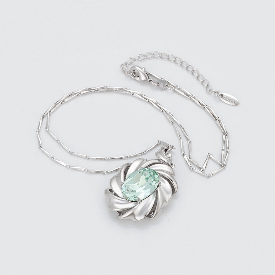 Shree fashion platinum plated necklace