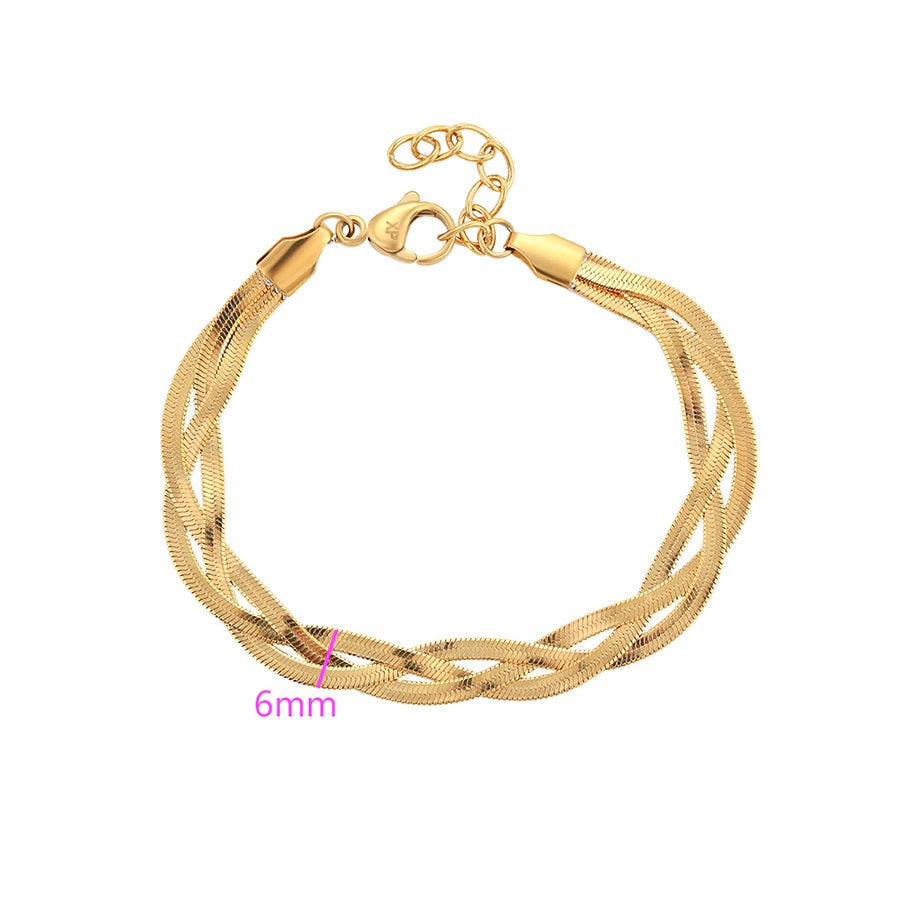 Shree Imitation Gold Cros Bracelet