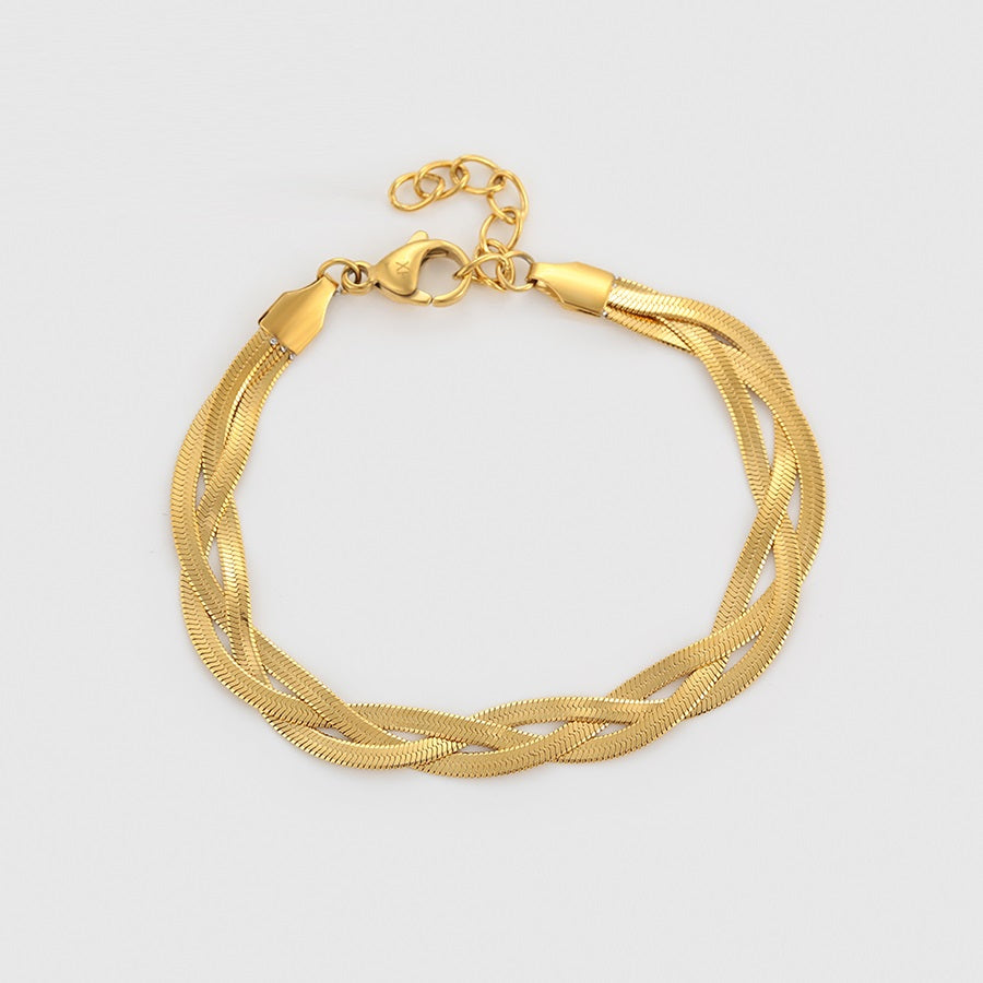 Shree Imitation Gold Cros Bracelet