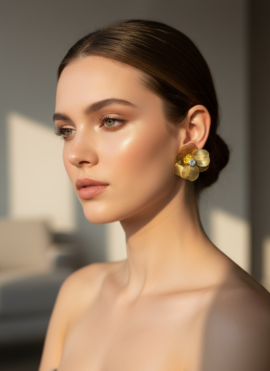 Gold Diamond Flower 56