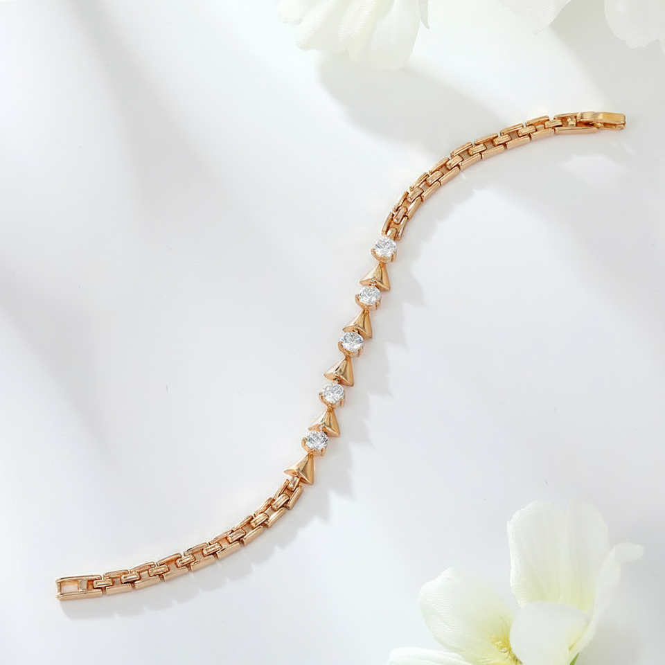 Shree fashion simple 18K gold color bracelet