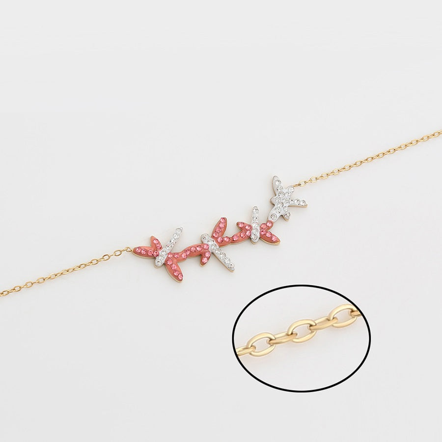 Rose Elegant Design  Gold  Bracelate