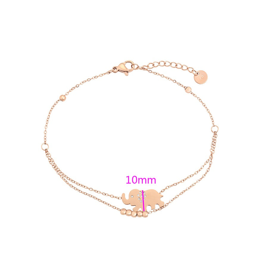 Shree Rose Elephant Design Bracelate