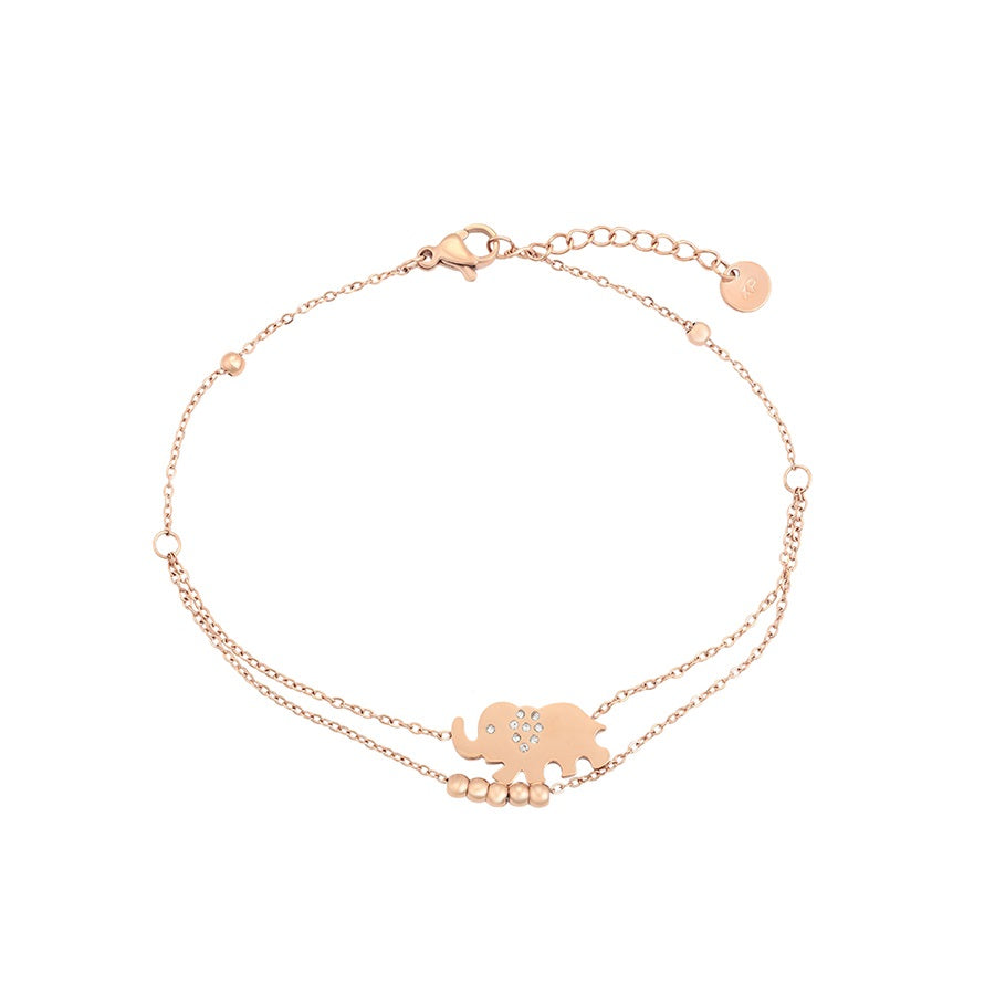 Shree Rose Elephant Design Bracelate
