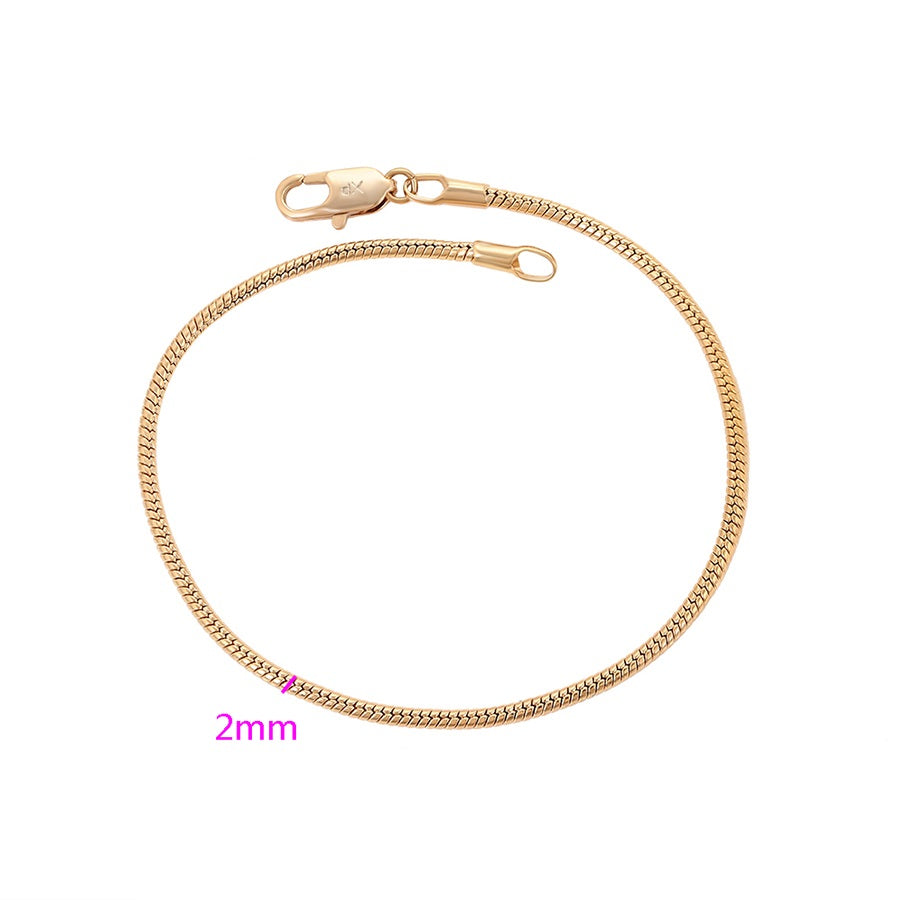 SHREE fashion simple 18K gold color bracelet （X001154918）