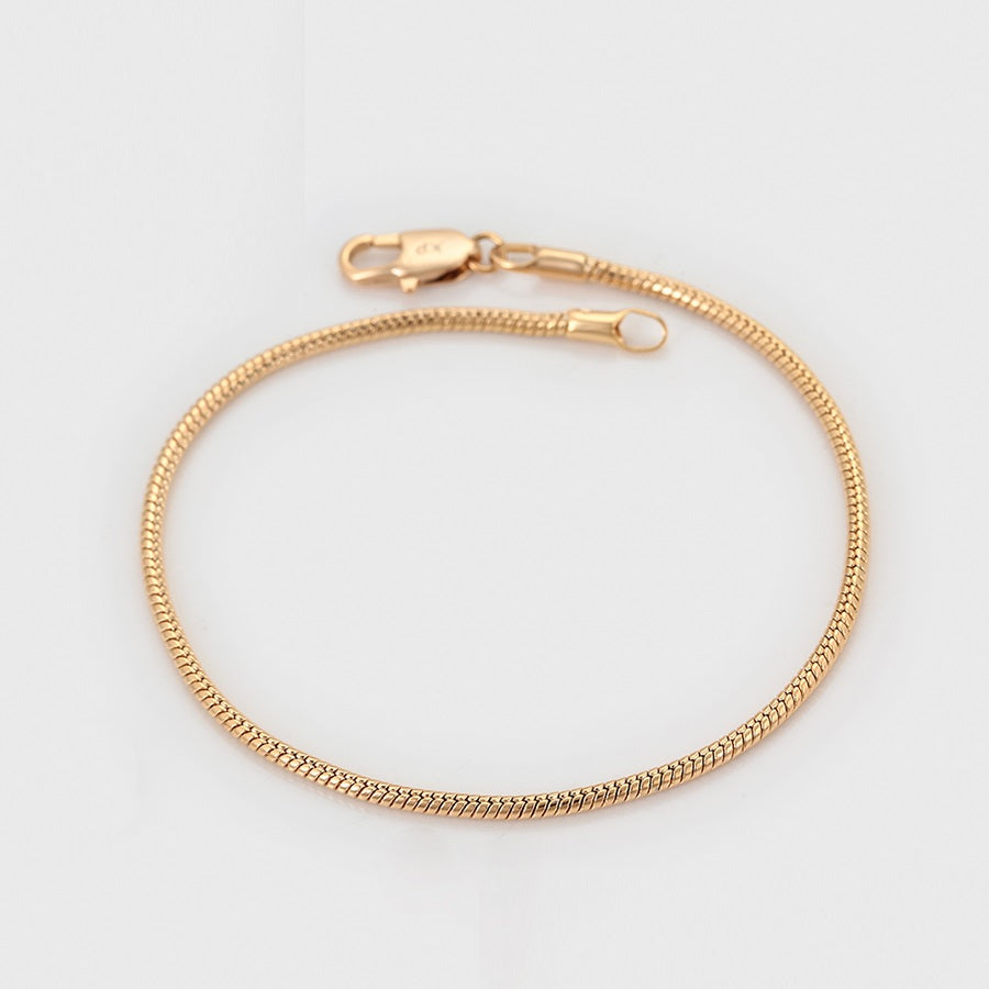 SHREE fashion simple 18K gold color bracelet （X001154918）