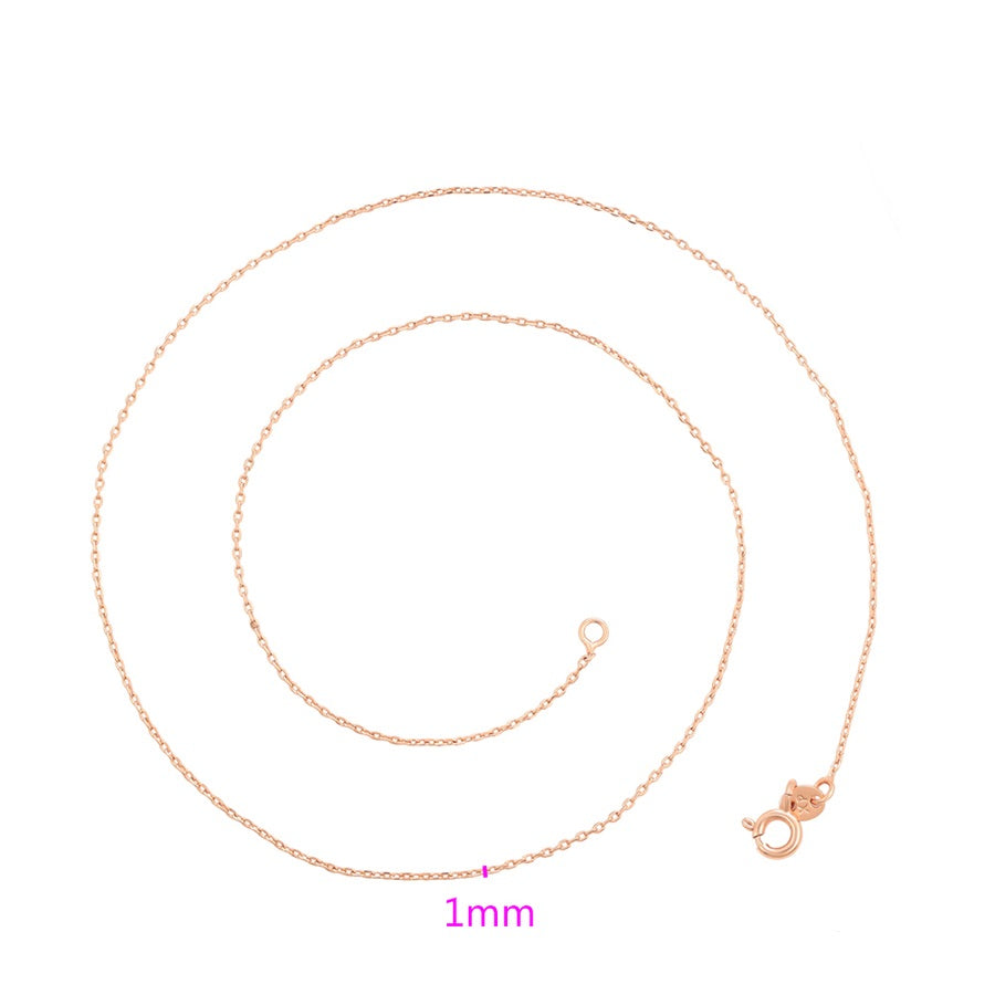 Shree fashion simple rose gold color necklace