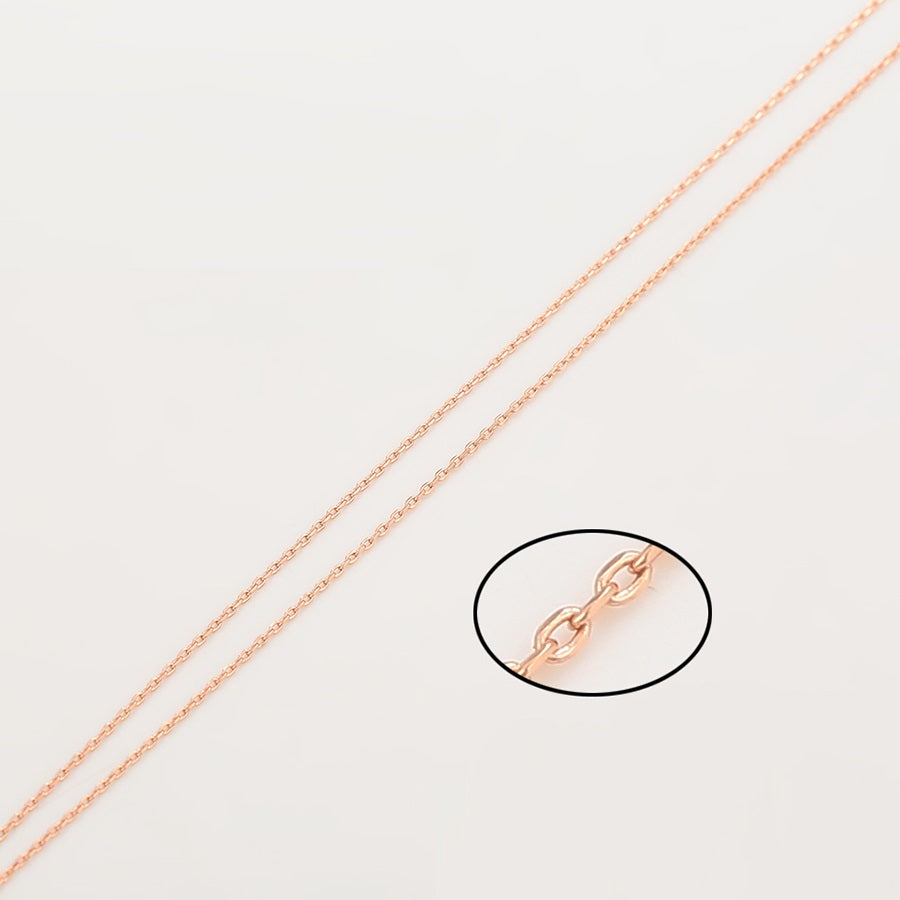 Shree fashion simple rose gold color necklace