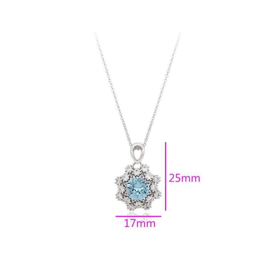 Shree fashion platinum plated necklace
