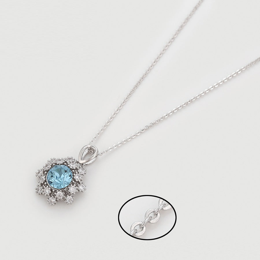 Shree fashion platinum plated necklace