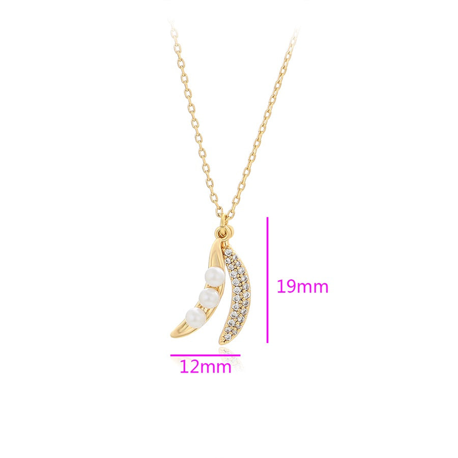 Shree fashion simple 14K gold color necklace
