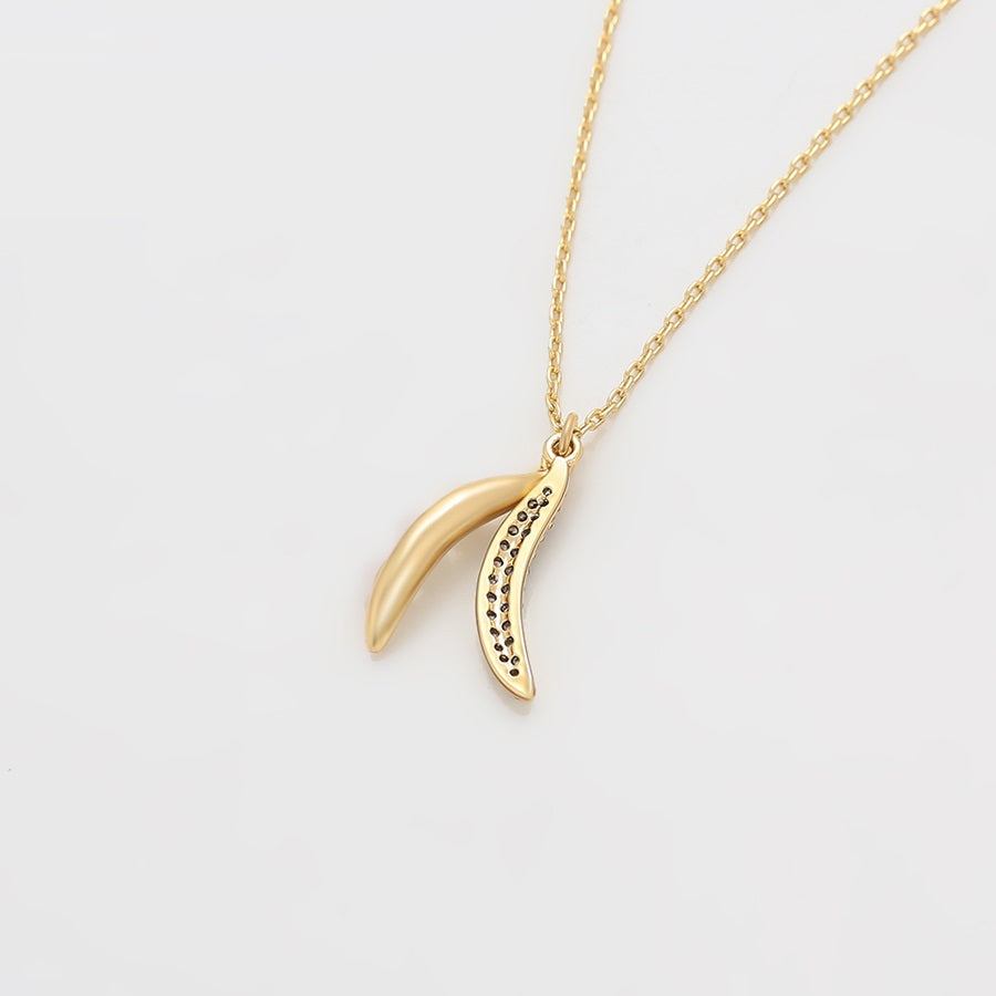 Shree fashion simple 14K gold color necklace