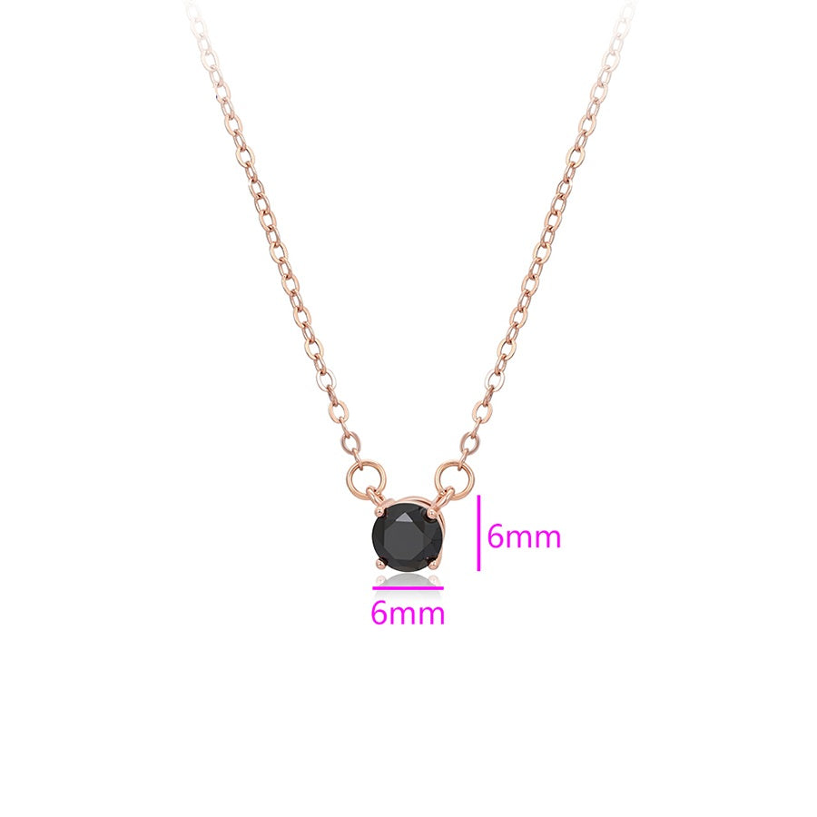 Shree elegant rose gold color necklace (14N2562501)