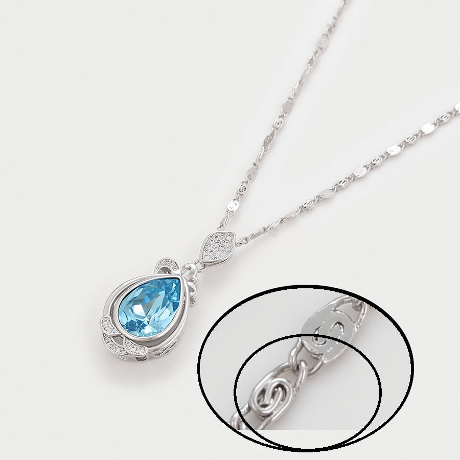 Shree fashion platinum plated necklace (A00613115)