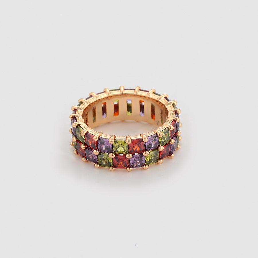 Multi Color Elegant gold rings
