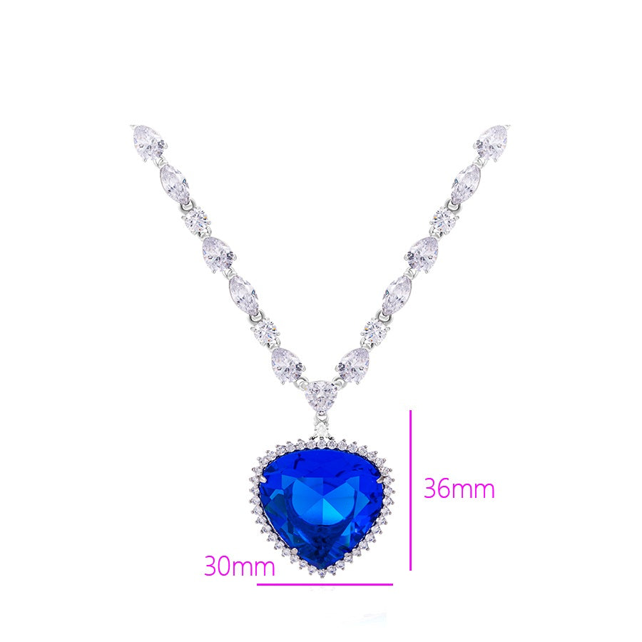 Shree heart of the ocean necklace （X000814567-A13）