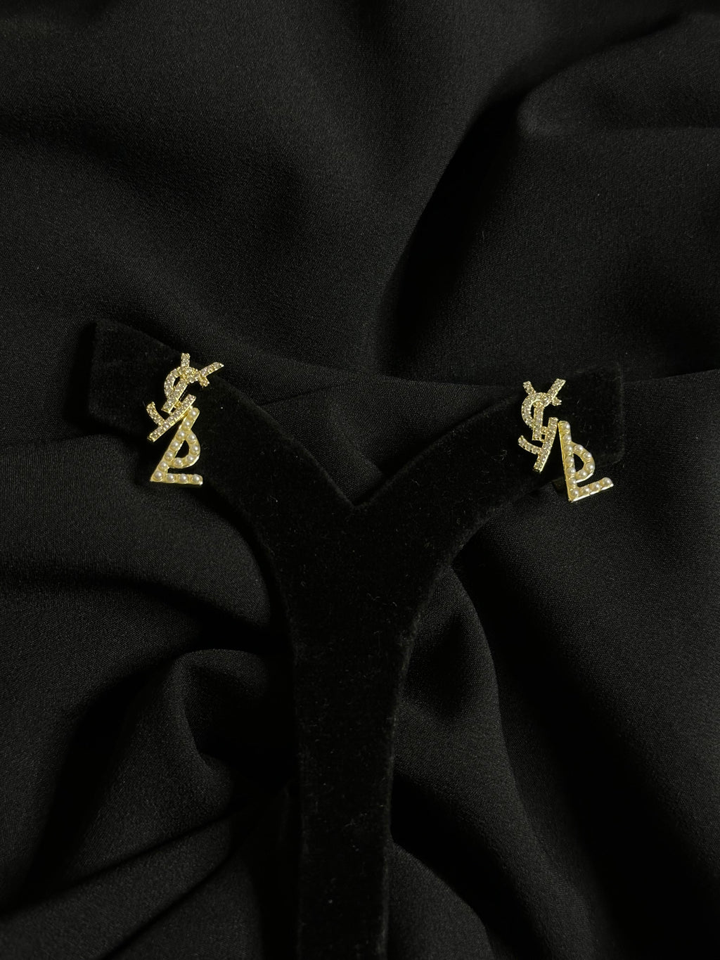 YSL GOLD AND SILVER EARINGS 24