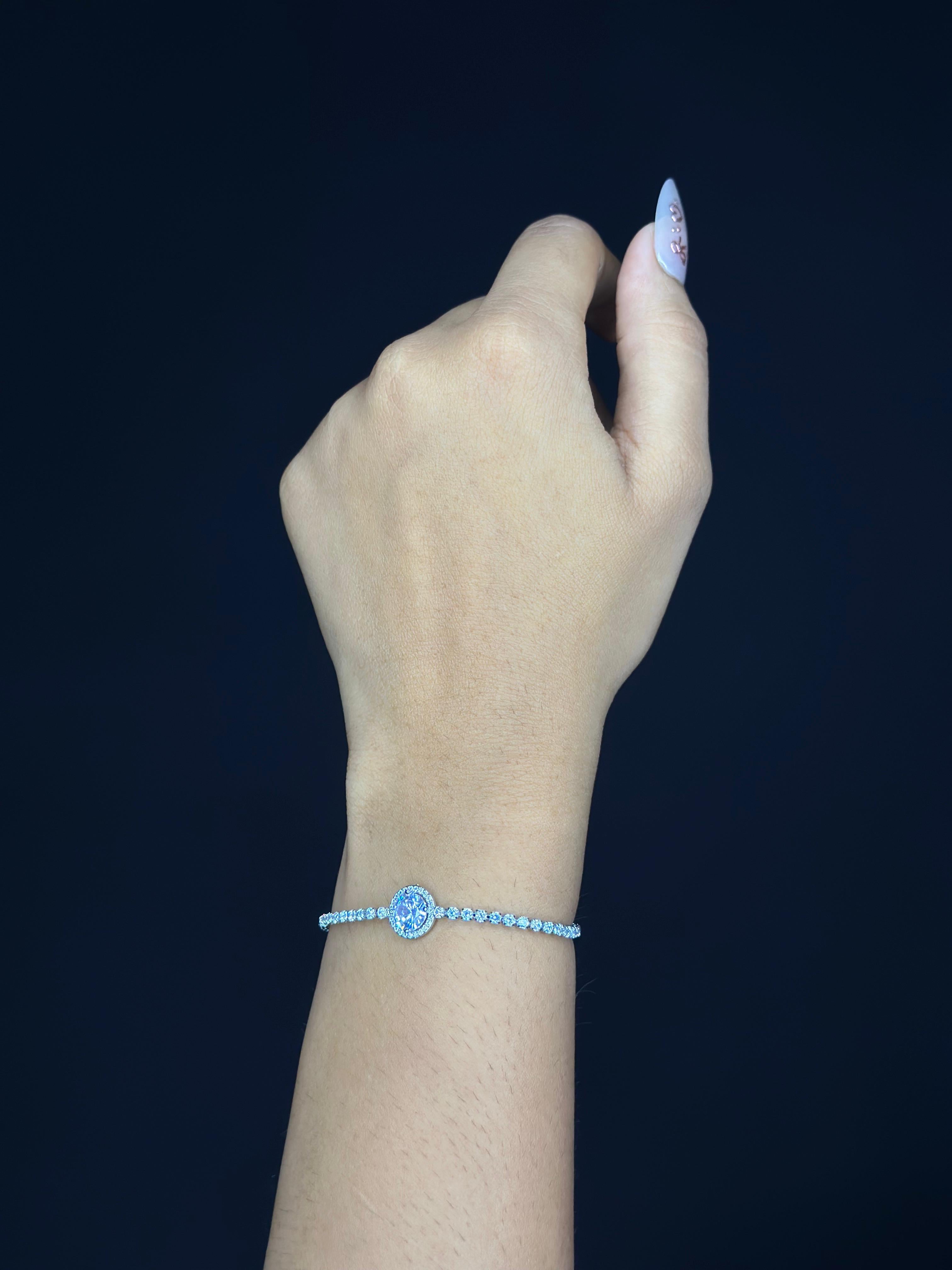 Diamond Squre Bracelet 77